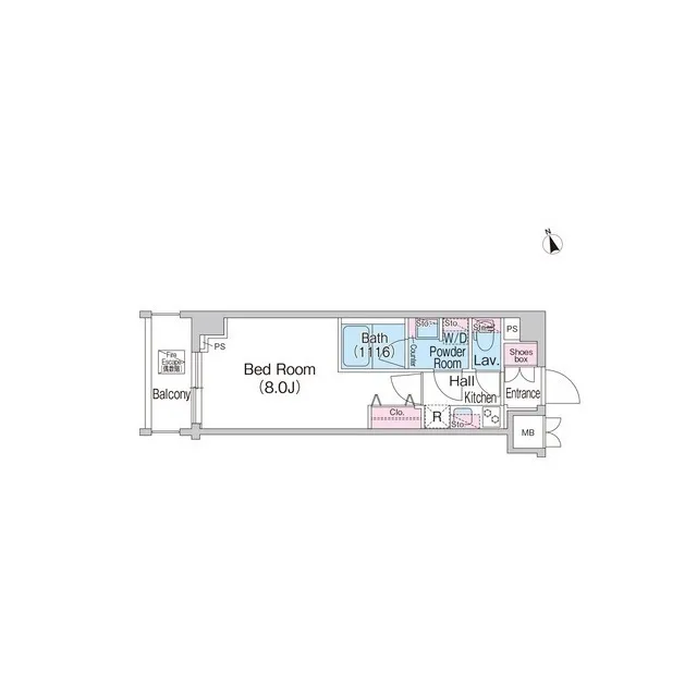 Comforia Nishimagome HILLSIDE - Floor Plan - ["Rectangle", "Parallel", "Font"]