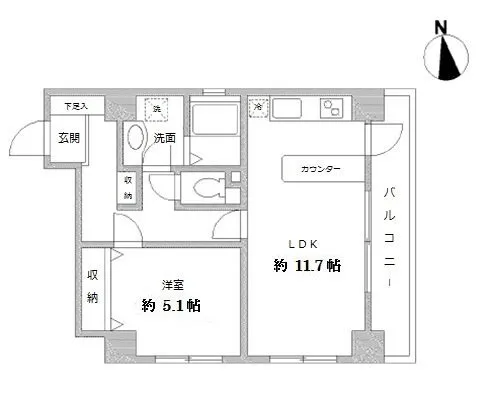 Laclas Tawaramachi - Floor Plan - ["Font", "Parallel", "Schematic"]