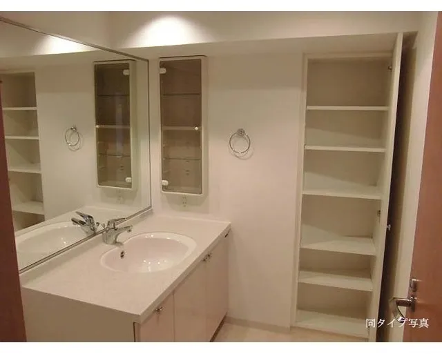 Comforia Ginza East - Interior - ["Wood", "Bathroom Sink", "Bathroom cabinet"]