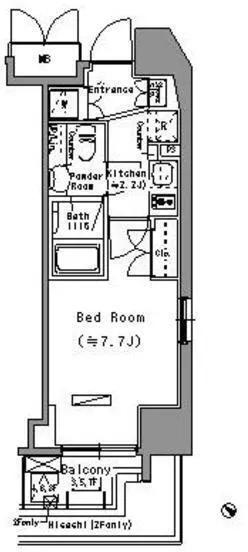Park Axis Taito Negishi - Floor Plan - []