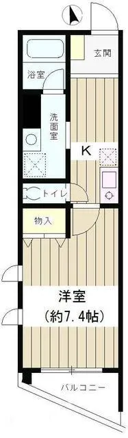 Frere Minami Nagasaki - Floor Plan - ["Rectangle", "Font", "Parallel"]