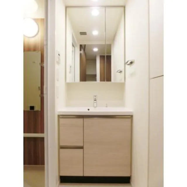 Park Axis Toyosu Canal - Interior - ["Mirror", "Cabinetry", "Sink"]