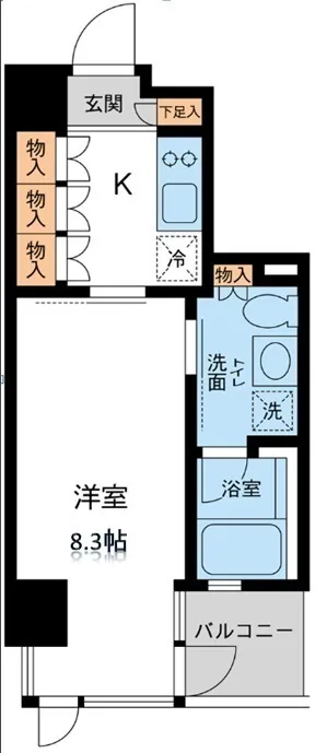Residence Shirokane Park Front - Floor Plan - ["Apartment", "Tile Flooring"]