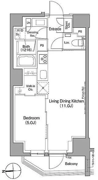 The Park Habio Negishi 3-Chome - Floor Plan - ["Plan", "Diagram", "Floor plan"]