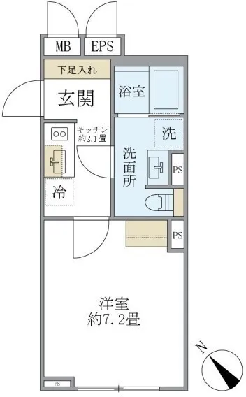 EXAM AKASAKA - Floor Plan - ["Tile Flooring"]
