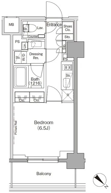 The Park Habio Tsukishima Front - Floor Plan - []