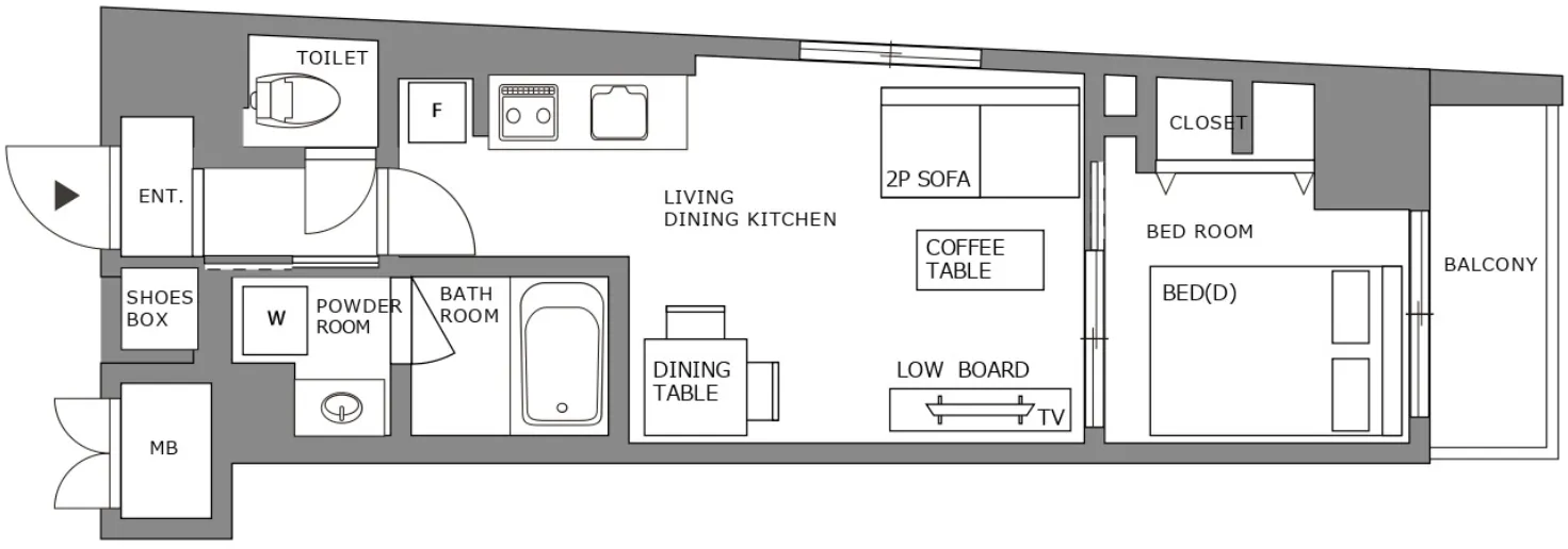 Hmlet Shibuya Hatsudai - Floor Plan - []