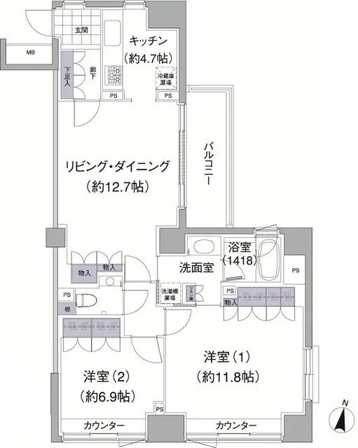 Avity Meguro  - Floor Plan - ["Rectangle", "Schematic", "Font"]