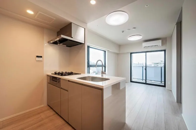 Season Flats Kuramae - Interior - ["Apartment", "Countertop", "Kitchen"]