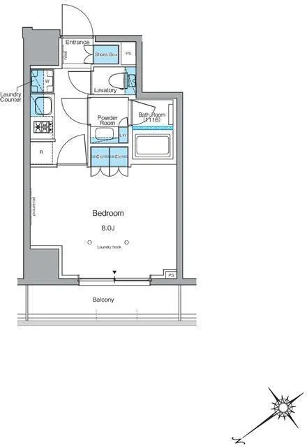 Le Fon Progres Ueno Park - Floor Plan - ["Diagram", "Plan", "Floor plan"]