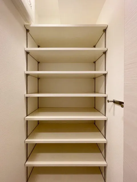 HF Kitasenju Residence - Interior - ["Shelf", "Shelving", "Wood"]