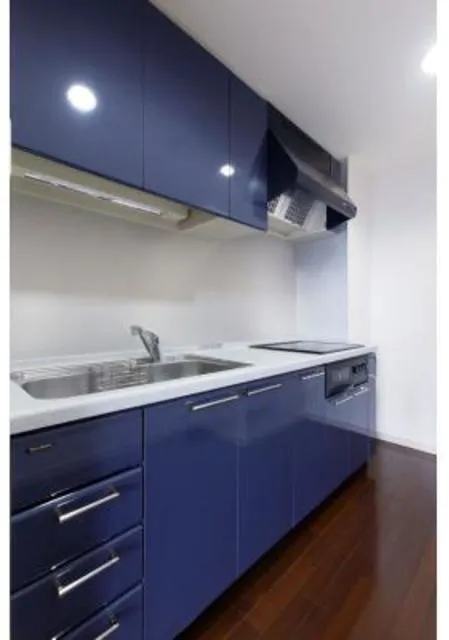 Toray Stage Meguro - Interior - ["Blue", "Major appliance", "Kitchen"]