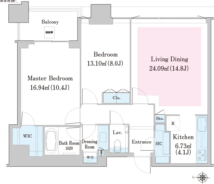 Nakano Station Residence - Floor Plan - ["Floor plan", "Diagram", "Plan"]