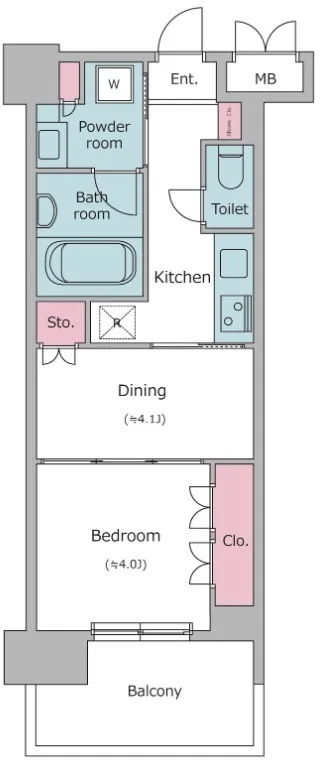 Residia Bunkyo Hongo - Floor Plan - ["Geraniums"]