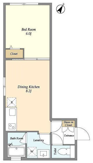 V-Style Hatagaya - Floor Plan - ["White", "Floor plan", "Plan"]