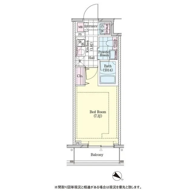 Shell Shinagawa Togoshi - Floor Plan - ["Rectangle", "Slope", "Schematic"]