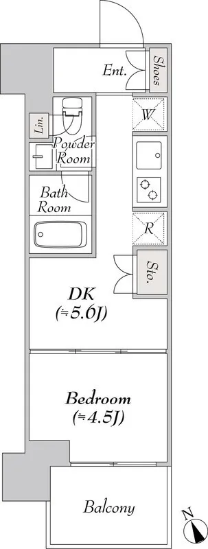 Wellis Urban Suitengumae - Floor Plan - []