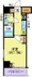 Genovia Higashi-Nihonbashi Station Green Veil - Floor Plan - ["Apartment", "Geraniums"] thumbnail