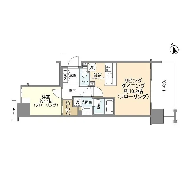 City House Nishi Ikebukuro - Floor Plan - ["Rectangle", "Parallel", "Font"]