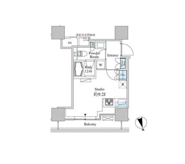 Belle Face Shibaura Tower - Floor Plan - ["Schematic", "Font", "Floor plan"]