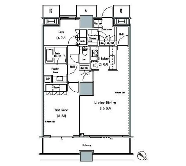 The Tokyo Towers Midtower - Floor Plan - ["Schematic", "Parallel", "Plan"]