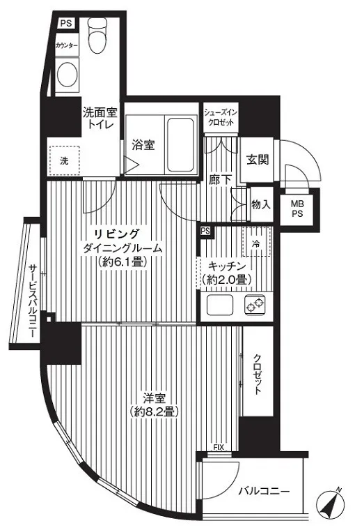 Castalia Hatsudai - Floor Plan - ["Font", "Parallel", "Schematic"]