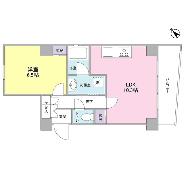 Alex Ford Hatsudai - Floor Plan - ["Floor plan", "Text", "Line"]