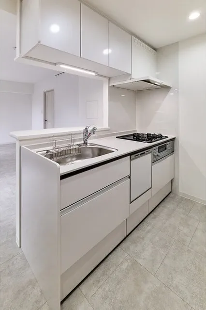 Comfortia Liv Bunkyo Sendagi - Interior - ["Kitchen", "Kitchen Appliance", "Major appliance"]