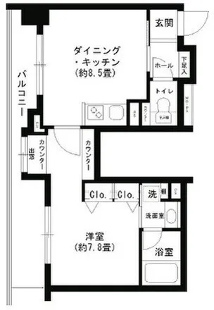 Clio Bunkyo Koishikawa - Floor Plan - ["White", "Plan", "Diagram"]