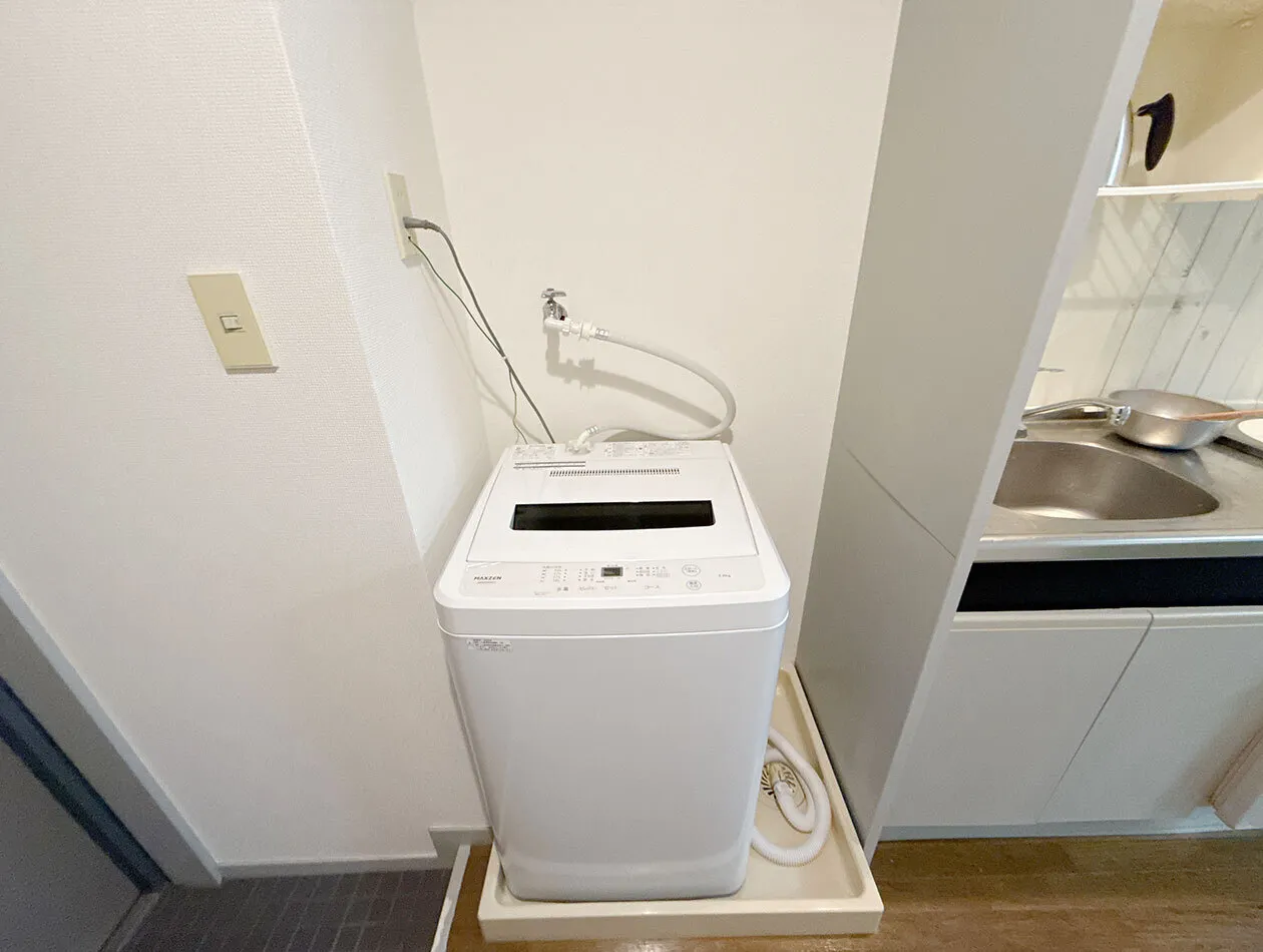Mynavi Stay Daitabashi - Interior - ["Flooring", "Floor", "Washing machine"]