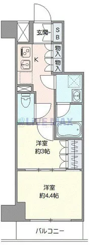 Genovia Kita-Ikebukuro Sky Garden - Floor Plan - []