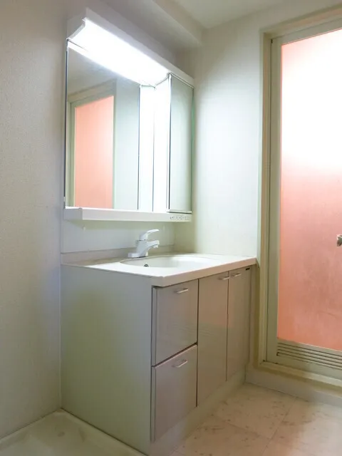 KDX Residence Asagaya - Interior - ["Wall", "Bathroom cabinet", "Flooring"]