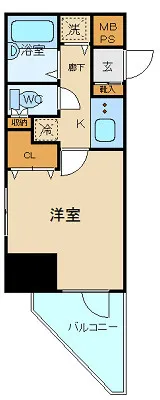 Cynthia Nishi-Waseda - Floor Plan - ["Apartment", "Condominium", "Balcony"]
