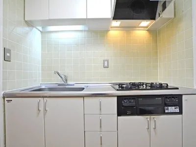 Roppongi View Tower - Interior - ["Cabinetry", "Kitchen sink", "Countertop"]