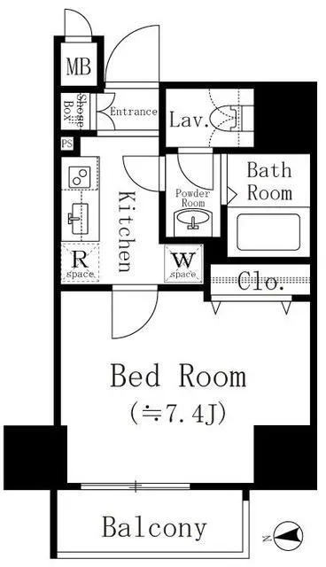 SG Court Otsuka Station - Floor Plan - ["Rectangle", "Font", "Material property"]