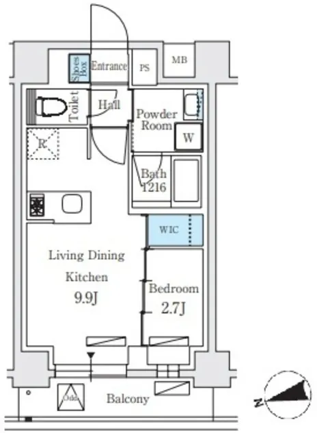 Season Flats Omori Kita 3-Chome - Floor Plan - ["Floor plan"]