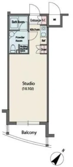 MFPR Yoyogi Tower - Floor Plan - []