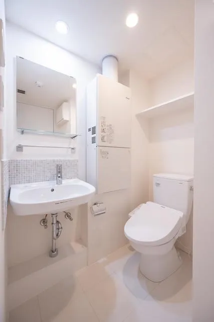 Grand Residence Meguro - Interior - ["Tap", "Mirror", "Sink"]