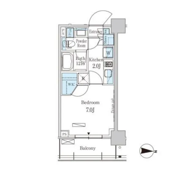 Park Axis Kikugawa - Floor Plan - ["Map", "Rectangle", "Schematic"]