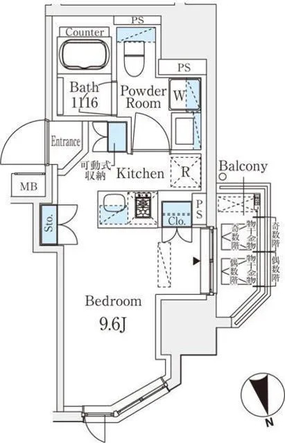 Asalisa Tawaramachi Residence - Floor Plan - ["Floor plan", "Plan", "Diagram"]