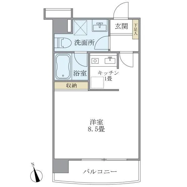 Tiara Ebisu - Floor Plan - ["Rectangle", "Handwriting", "Parallel"]