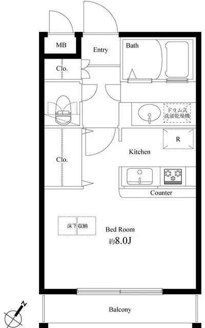 Plateau Jingumae - Floor Plan - ["White", "Diagram", "Plan"]