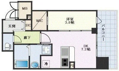 La Waison NAMBA West - Floor Plan - ["Plan", "Floor plan", "Diagram"]