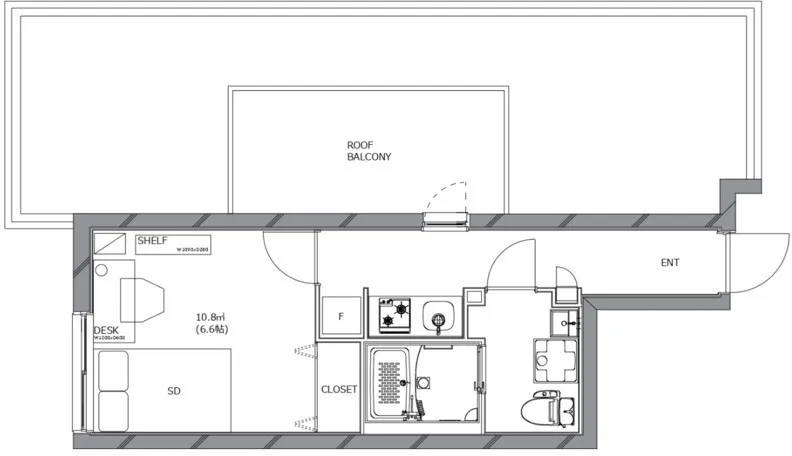 Hmlet Yoyogi Uehara - Floor Plan - ["Plan", "Diagram", "Technical drawing"]