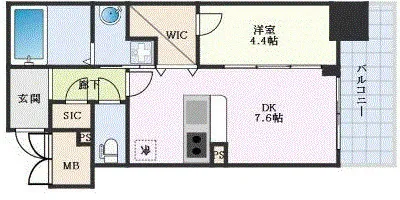 La Waison NAMBA West - Floor Plan - ["Apartment"]