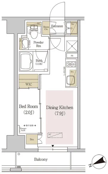 Urbanex Ryogoku - Floor Plan - ["Diagram", "Floor plan", "Plan"]
