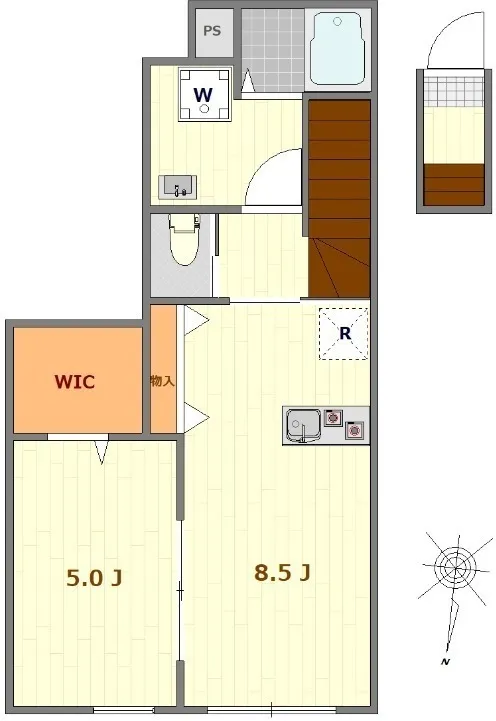 Mare Nishi-Sugamo - Floor Plan - ["Plan", "Floor plan", "Technical drawing"]