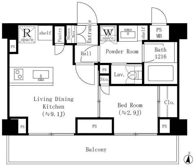 Reheights Chojamaru - Floor Plan - ["Plan", "Diagram", "Floor plan"]