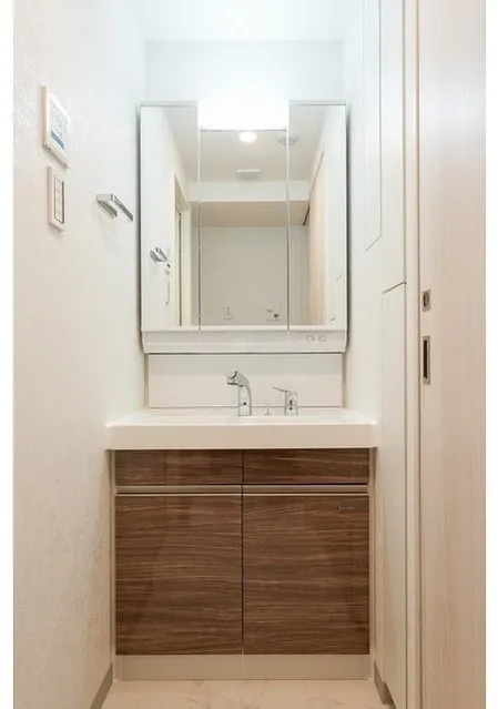 Comforia Liv Bunkyo Gokokuji - Interior - ["Flooring", "Wood", "Bathroom cabinet"]