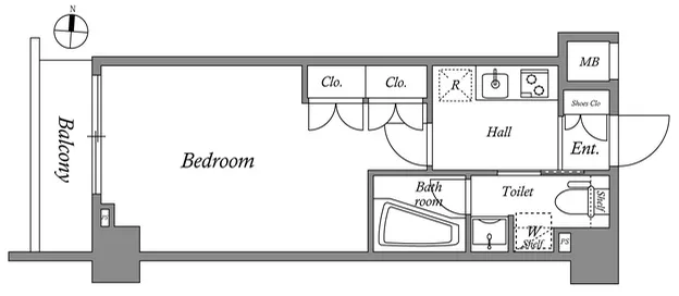 MFPR Court Kikugawa - Floor Plan - []